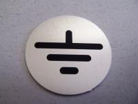 знак заземления алюминий